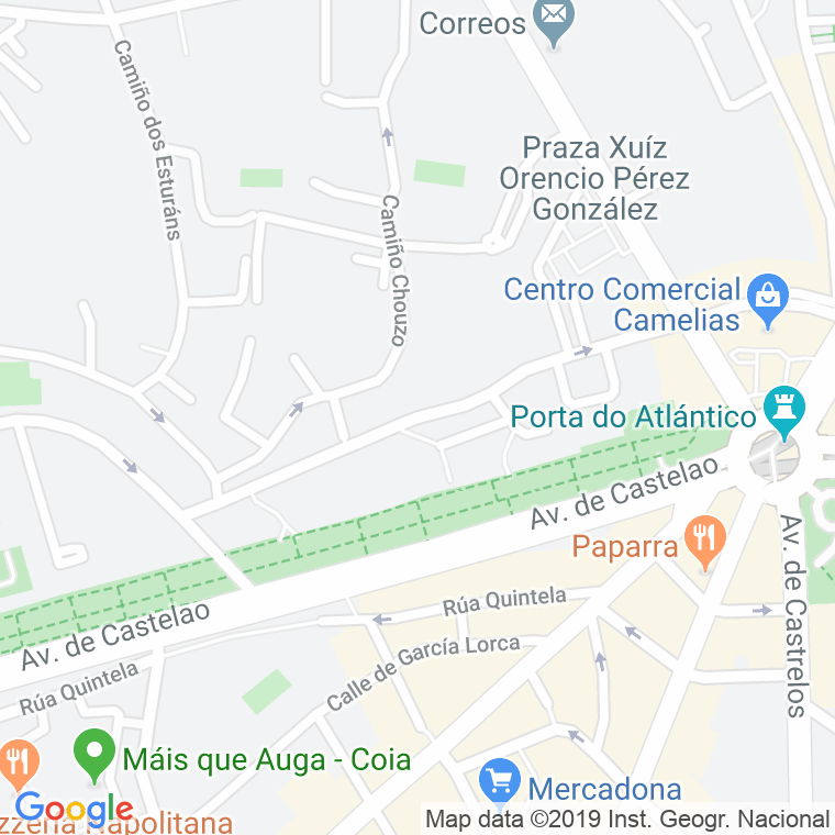 Código Postal calle Lalin en Vigo