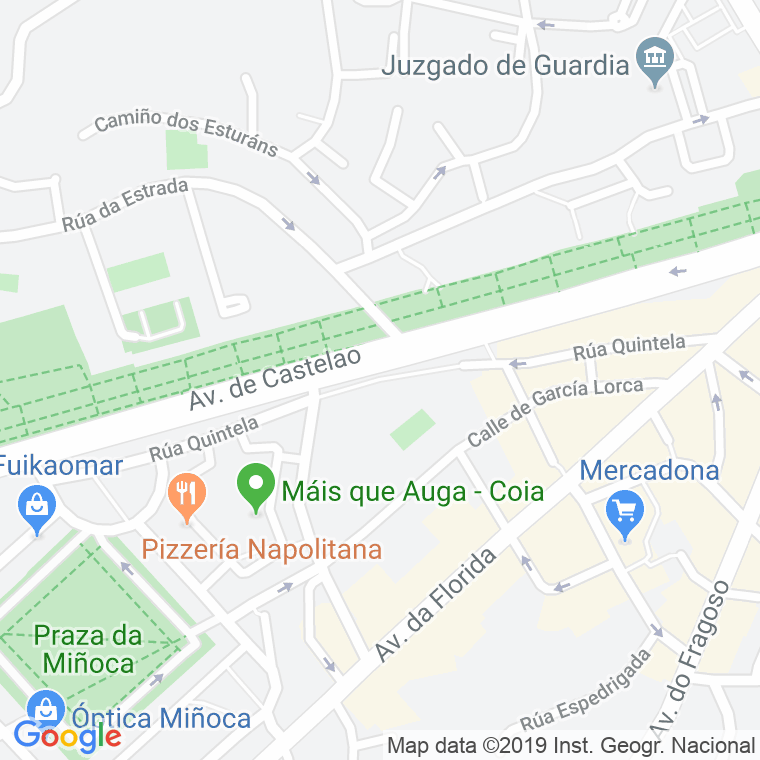 Código Postal calle Quintela en Vigo