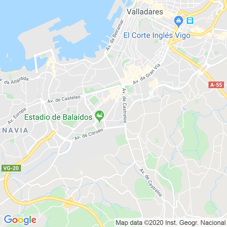 Código Postal calle Igrexa-freixeiro, travesia en Vigo
