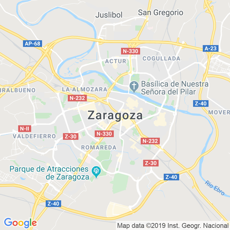 Código Postal calle Zaragoza   (Impares Del 49 Al Final)  (Pares Del 50 Al Final) en Vigo