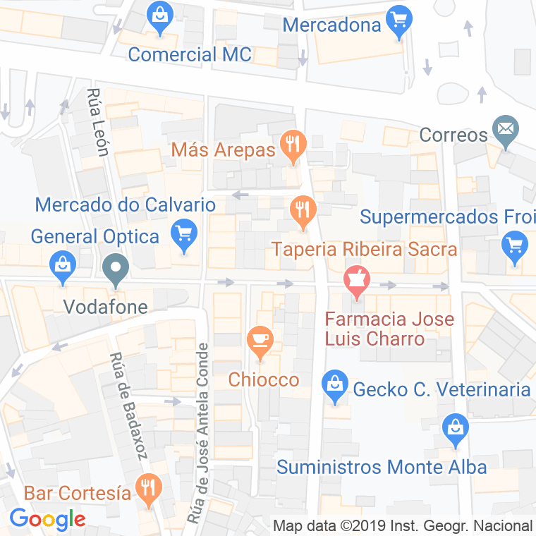 Código Postal calle Doctor Juan Fernandez Casal-comesaña, praza en Vigo