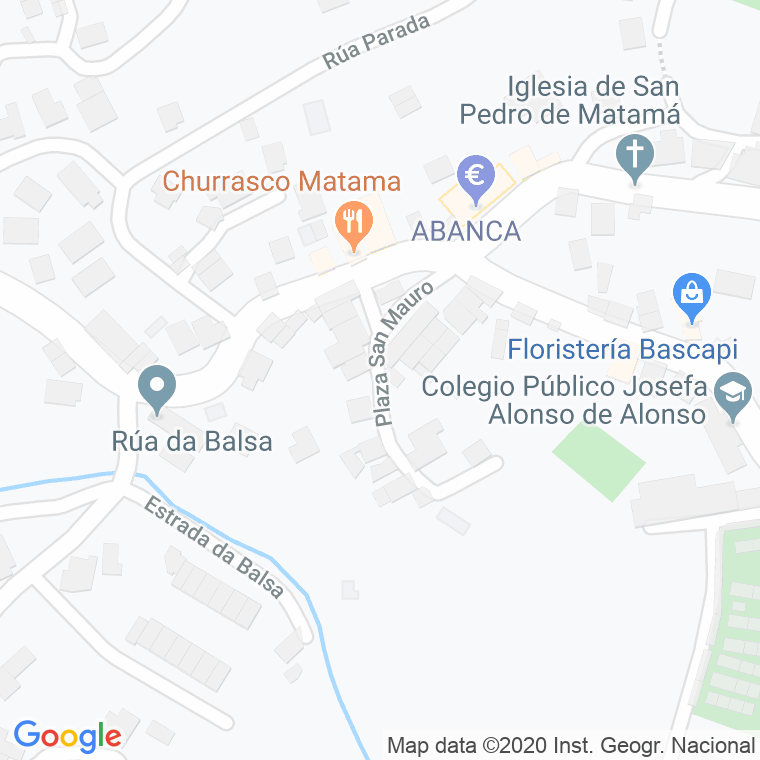 Código Postal calle San Mauro, praza en Vigo