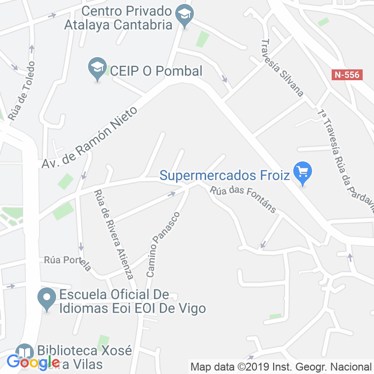 Código Postal calle Fontans en Vigo