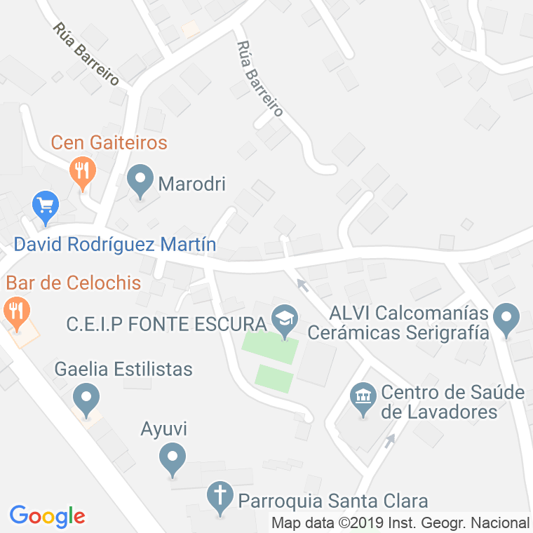 Código Postal calle Barreiro, travesia (Impares Del 47 Al Final)  (Pares Del 46 Al Final) en Vigo