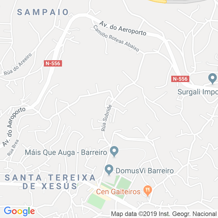 Código Postal calle Subride Bajo en Vigo