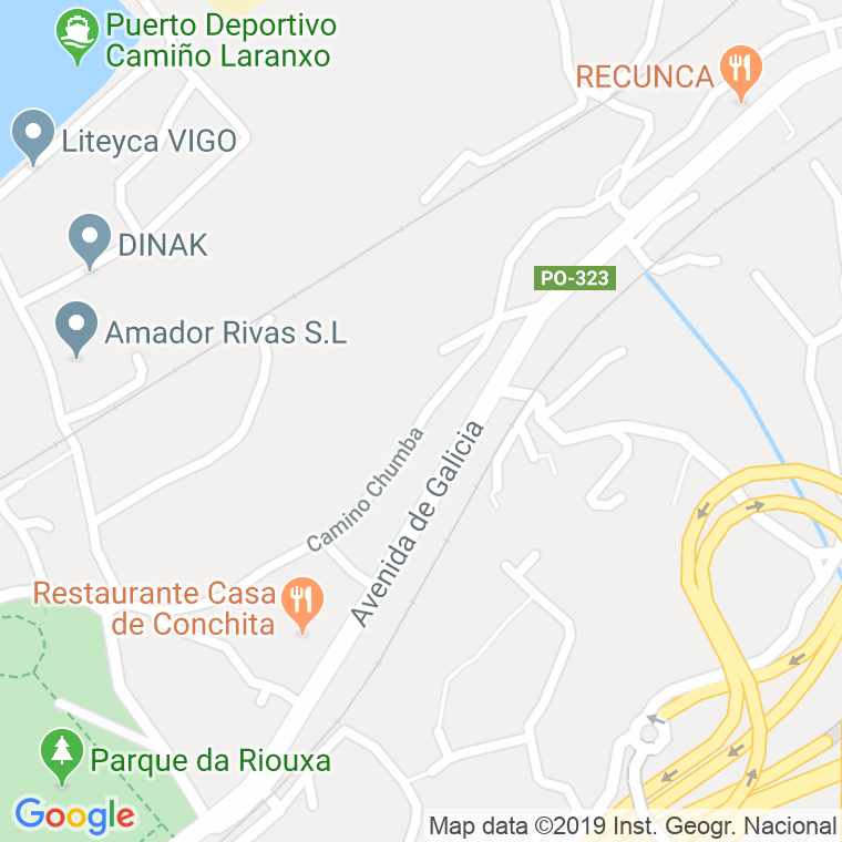 Código Postal calle Chumba en Vigo