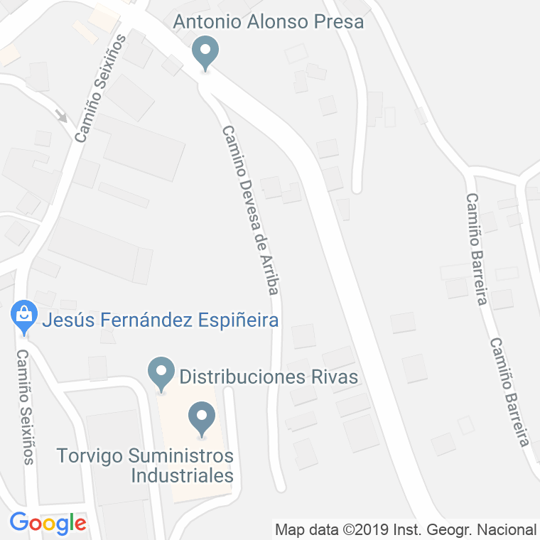 Código Postal calle Devesa De Arriba, A (Beade), lugar en Vigo