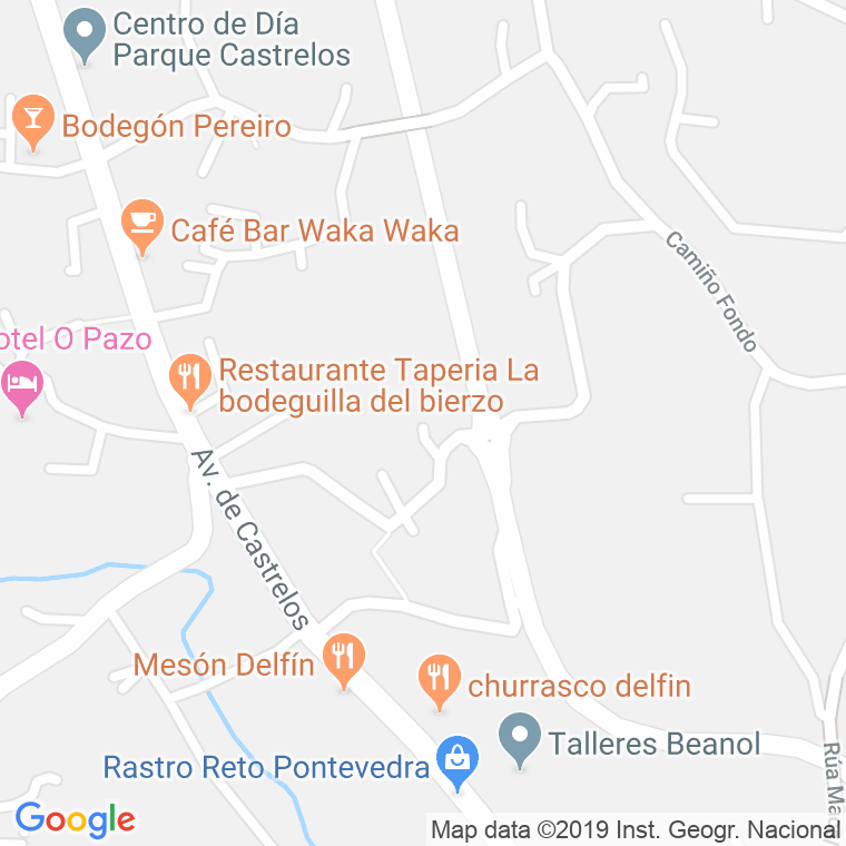 Código Postal calle Pousa (Mosteiro), lugar en Vigo