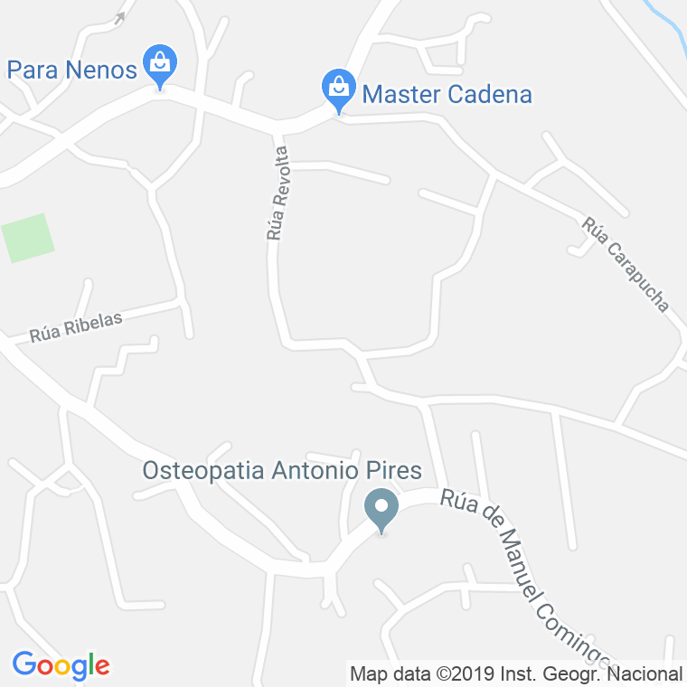 Código Postal calle Revolta (Mosteiro), lugar en Vigo