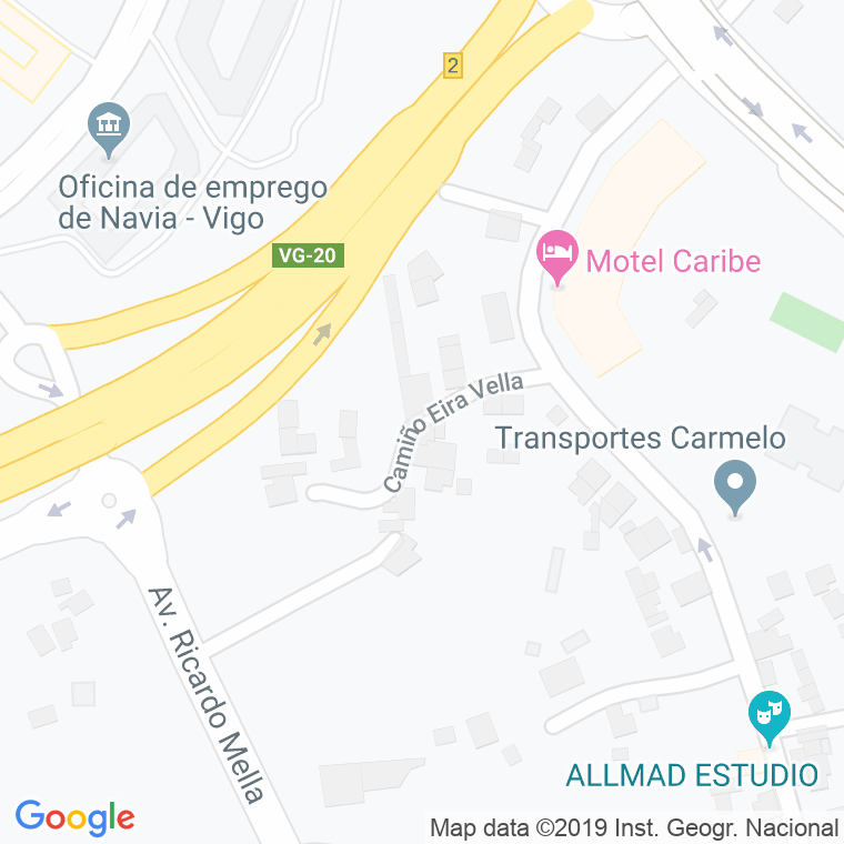 Código Postal calle Eira Vella, A (Valadares), lugar en Vigo