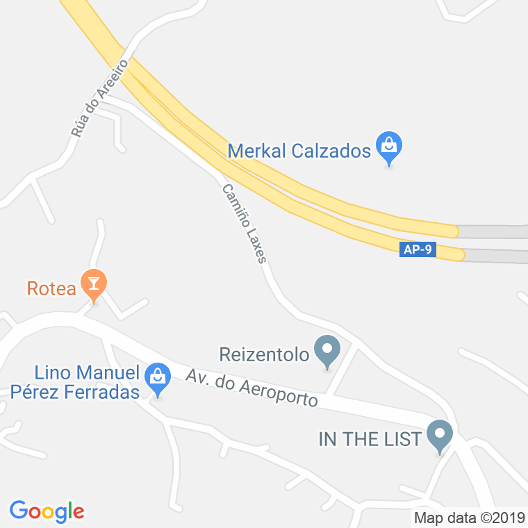 Código Postal calle Laxes, As (Candean), lugar en Vigo