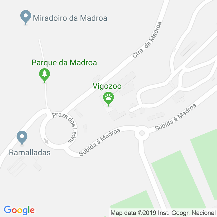 Código Postal calle Zoo (Candean), lugar en Vigo