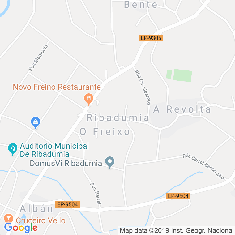 Código Postal de Ribadumia (Santa Baia) en Pontevedra
