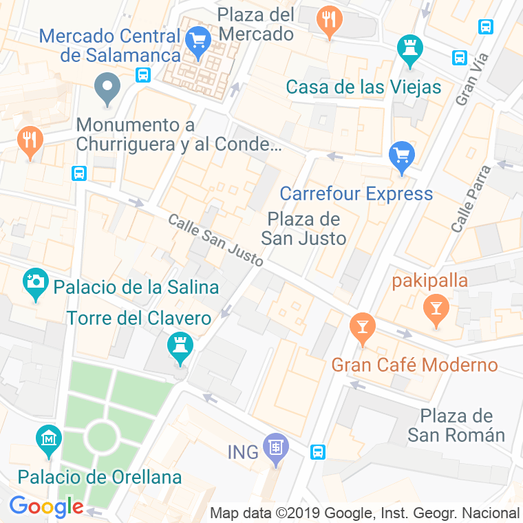 Código Postal calle Consuelo en Salamanca