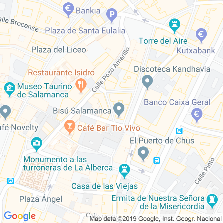 Código Postal calle Gomez Moreno en Salamanca