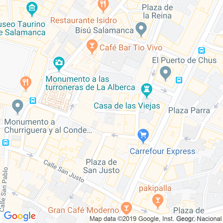 Código Postal calle Hovohambre en Salamanca
