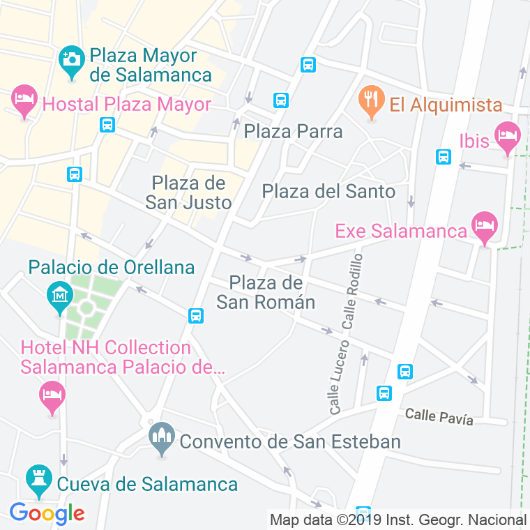 Código Postal calle Patio De Comedias en Salamanca