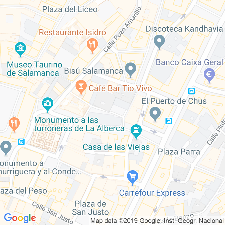Código Postal calle Sexmeros, plaza en Salamanca