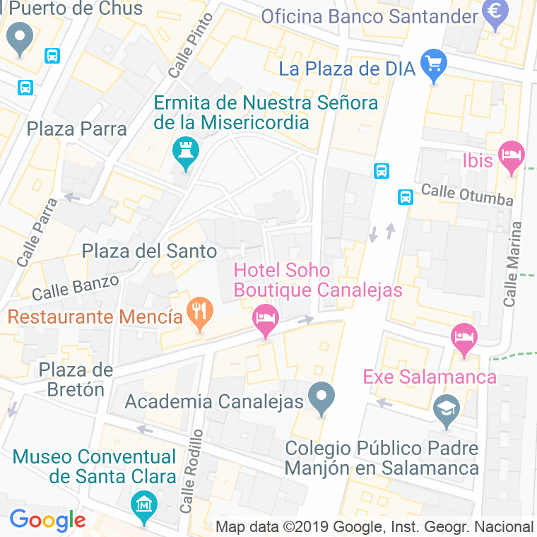 Código Postal calle Soledad en Salamanca
