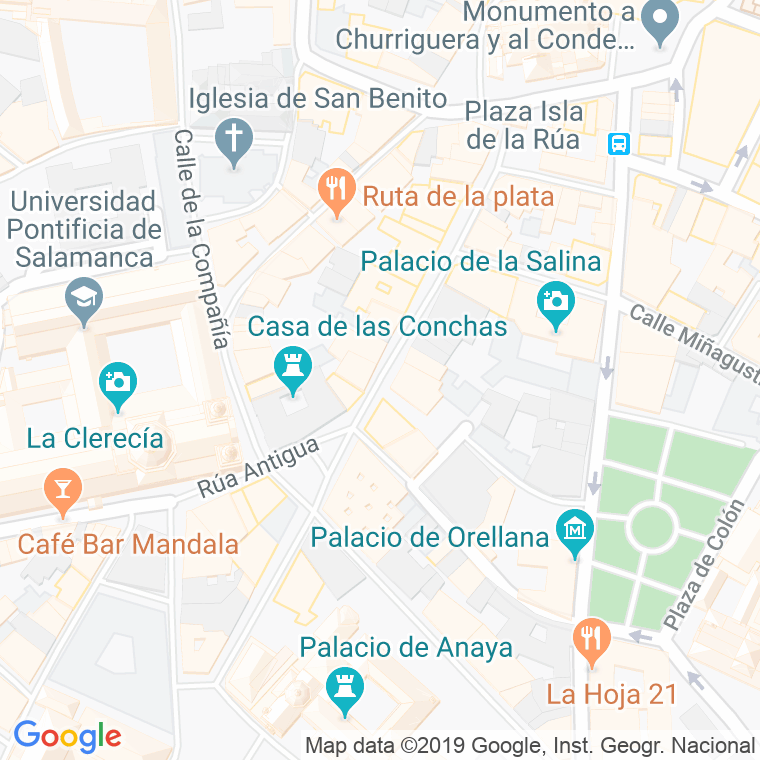 Código Postal calle Rua Mayor   (Impares Del 1 Al 39)  (Pares Del 2 Al 30) en Salamanca