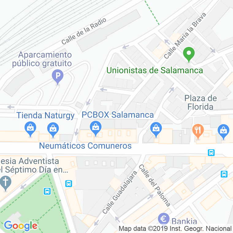 Código Postal calle Cardenal Almaraz en Salamanca
