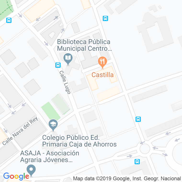 Código Postal calle Coruña, De La en Salamanca