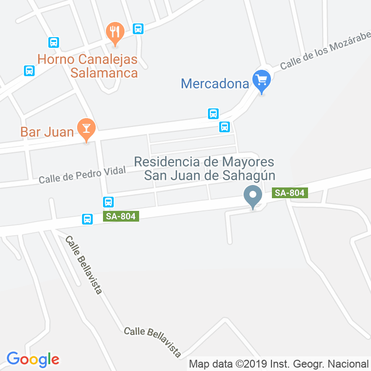Código Postal calle Eusebio Bona, De en Salamanca