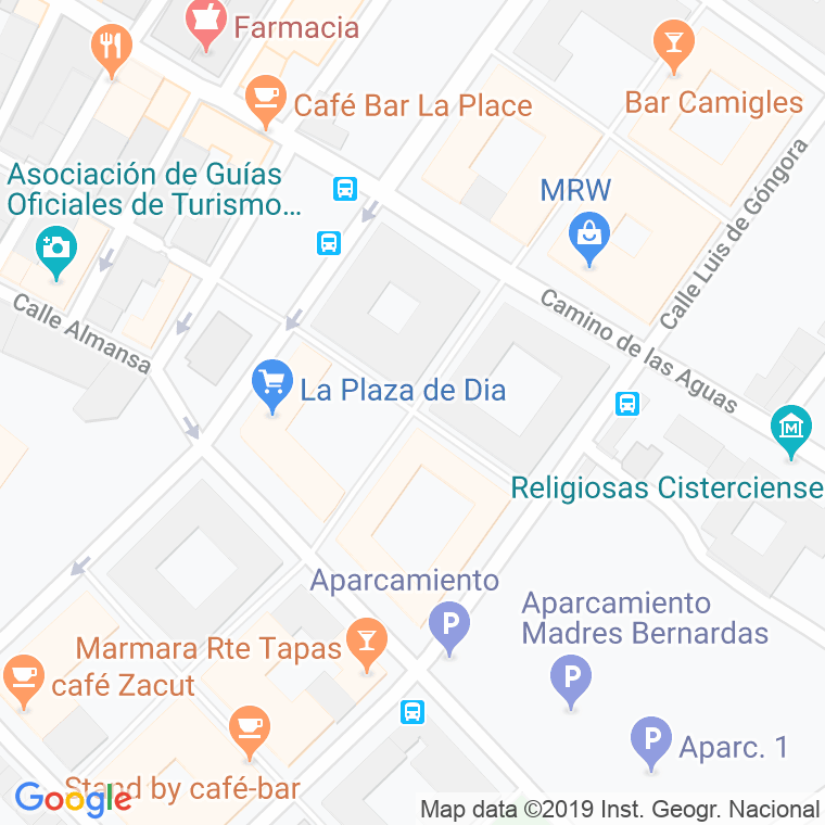 Código Postal calle Garcilaso De La Vega en Salamanca