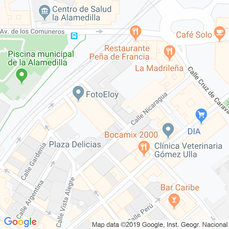 Código Postal calle Hernan Cortes en Salamanca