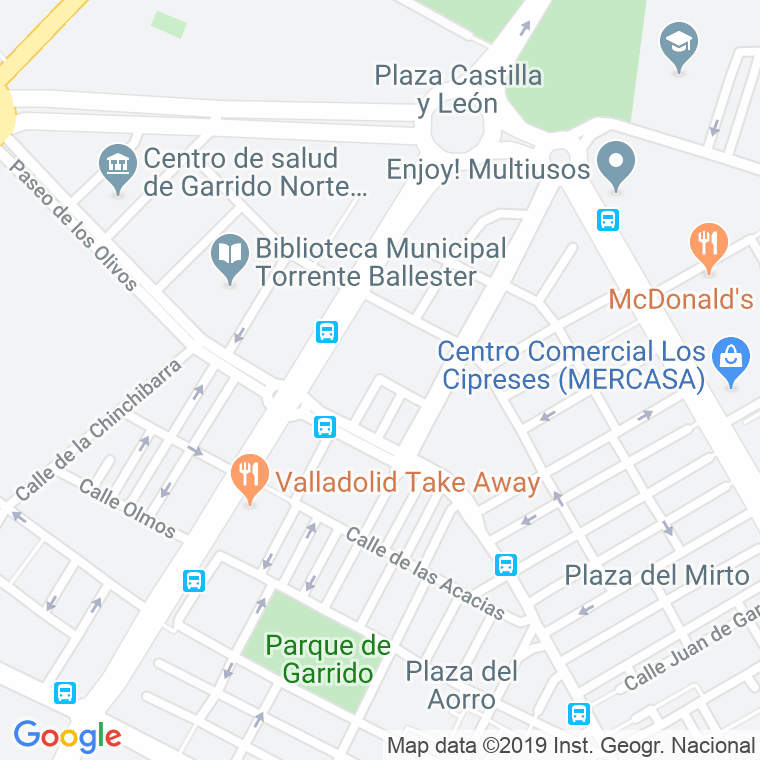 Código Postal calle Abetos en Salamanca