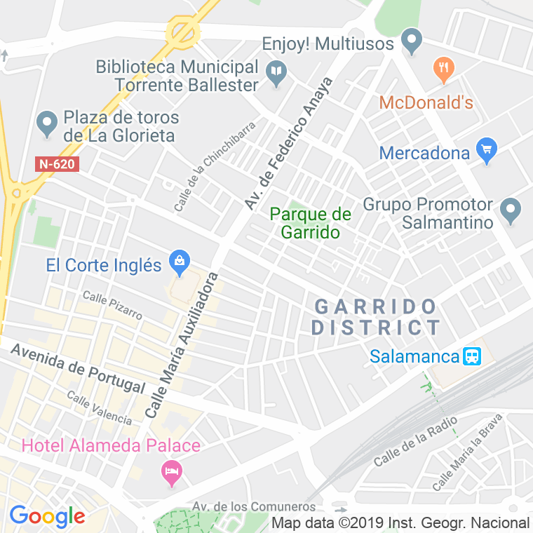 Código Postal calle Alfonso Ix, avenida en Salamanca
