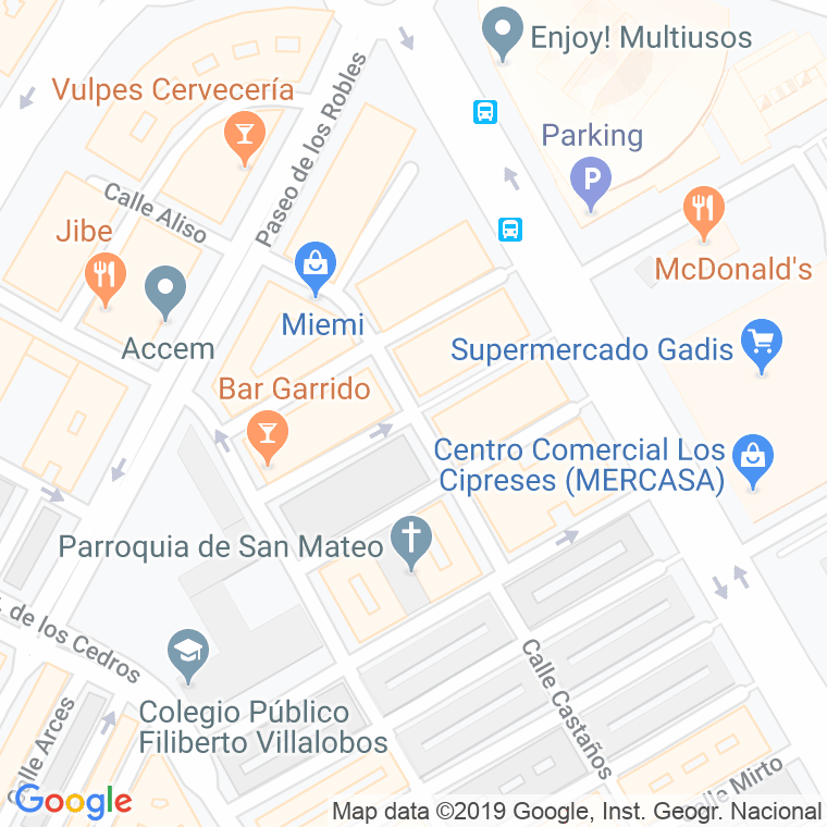 Código Postal calle Amapolas en Salamanca