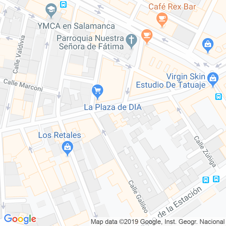 Código Postal calle Greco, El en Salamanca