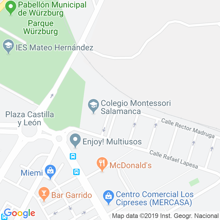 Código Postal calle Lazaro Ralero en Salamanca