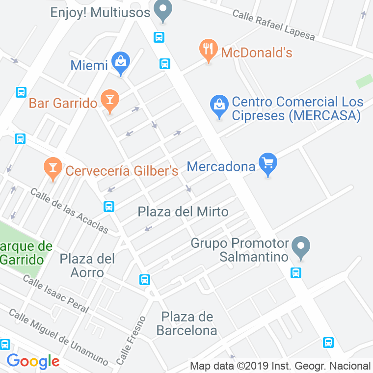 Código Postal calle Obispo Ramirez De Villaescusa en Salamanca