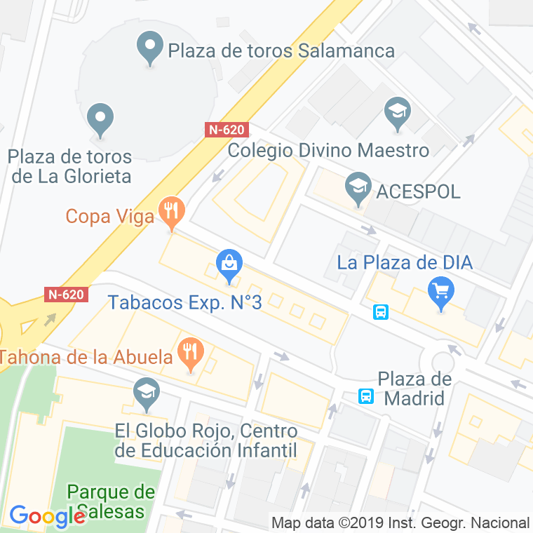 Código Postal calle Conde Don Vela en Salamanca