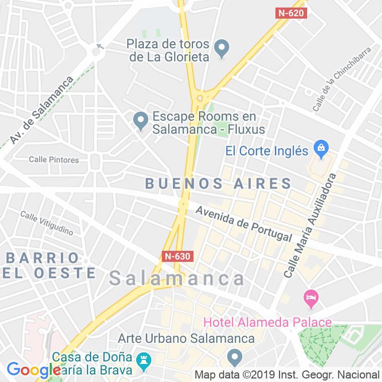 Código Postal calle Doctor Torres Villarroel, paseo (Pares Del 2 Al Final) en Salamanca