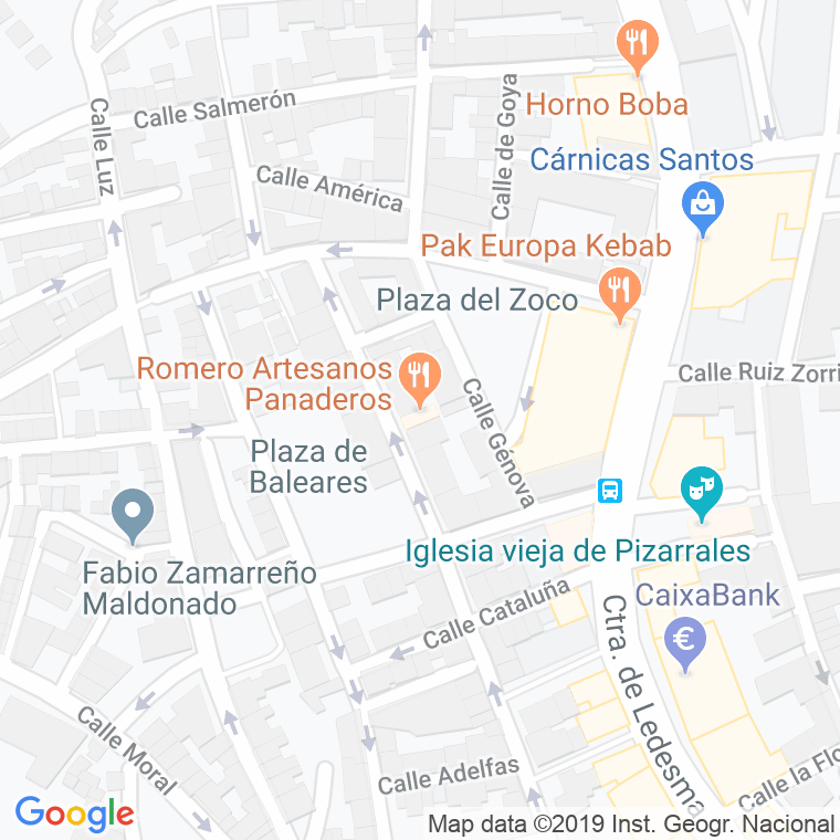 Código Postal calle Artesanos en Salamanca
