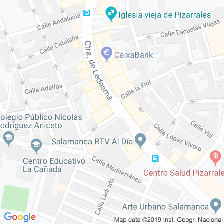 Código Postal calle Cantalpino en Salamanca