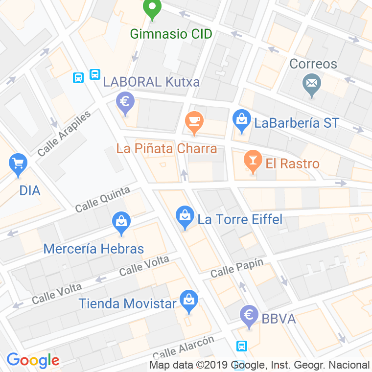 Código Postal calle Churriguera, Los en Salamanca