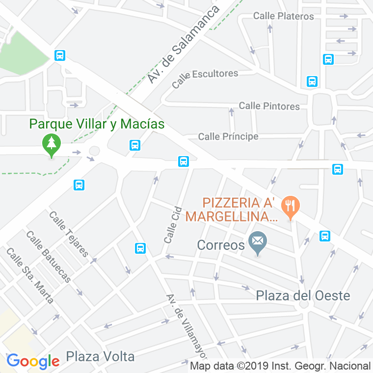 Código Postal calle Cid, El en Salamanca