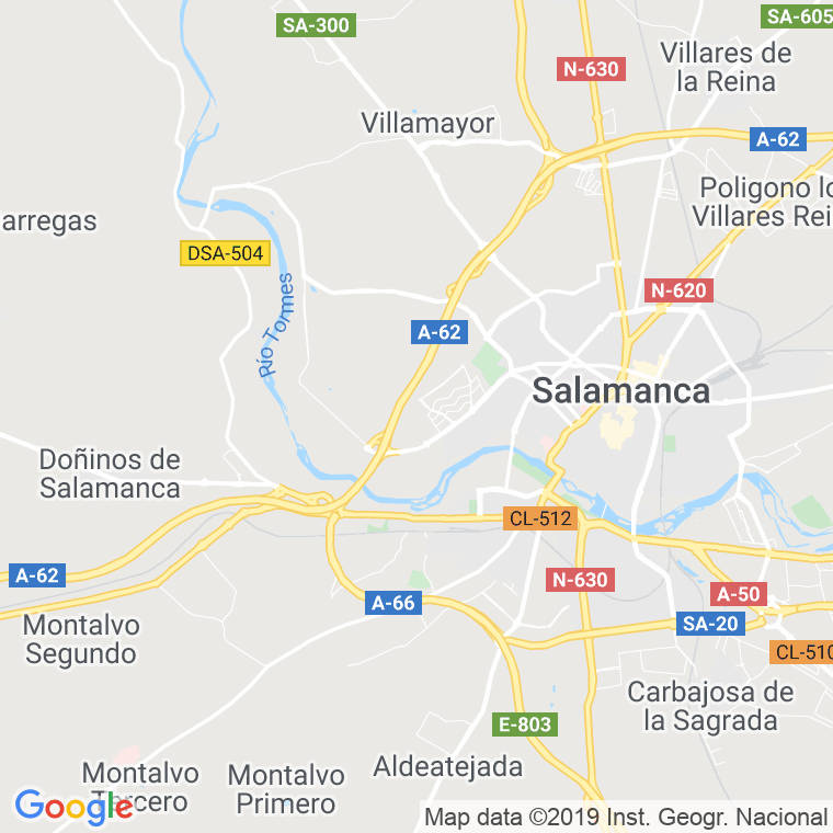 Código Postal calle Cisne en Salamanca