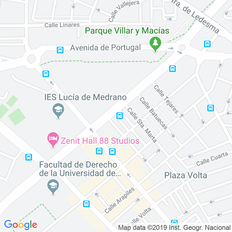 Código Postal calle Cooperacion en Salamanca