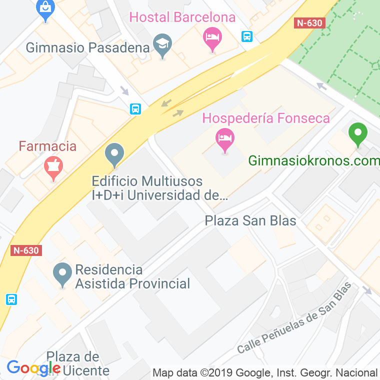 Código Postal calle Espejo en Salamanca