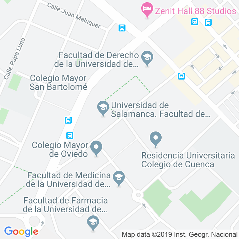 Código Postal calle Francisco Tomas Y Valiente, paseo en Salamanca