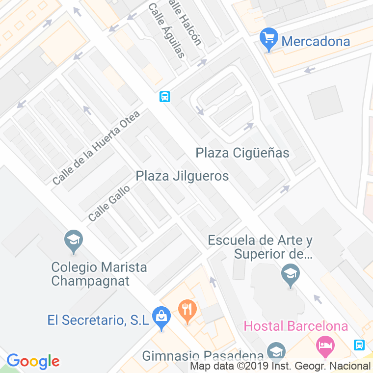 Código Postal calle Jilguero, plaza en Salamanca