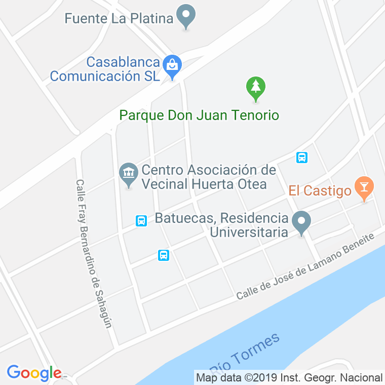 Código Postal calle Juan Ruiz Peña en Salamanca