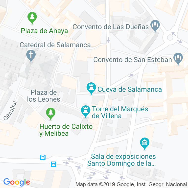 Código Postal calle Carvajal, plaza en Salamanca