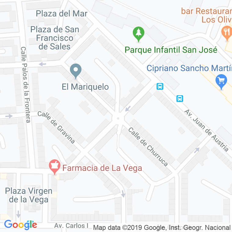 Código Postal calle Churruca en Salamanca