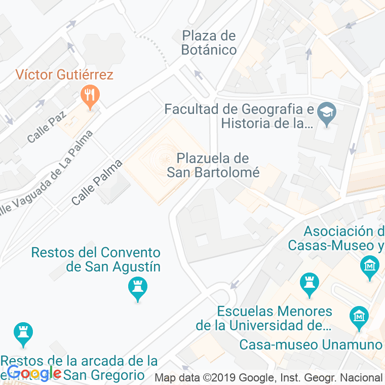Código Postal calle Cuesta De Oviedo en Salamanca